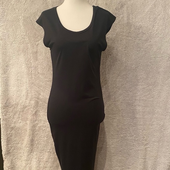 LNA Black 3/4 length dress - Picture 1 of 4
